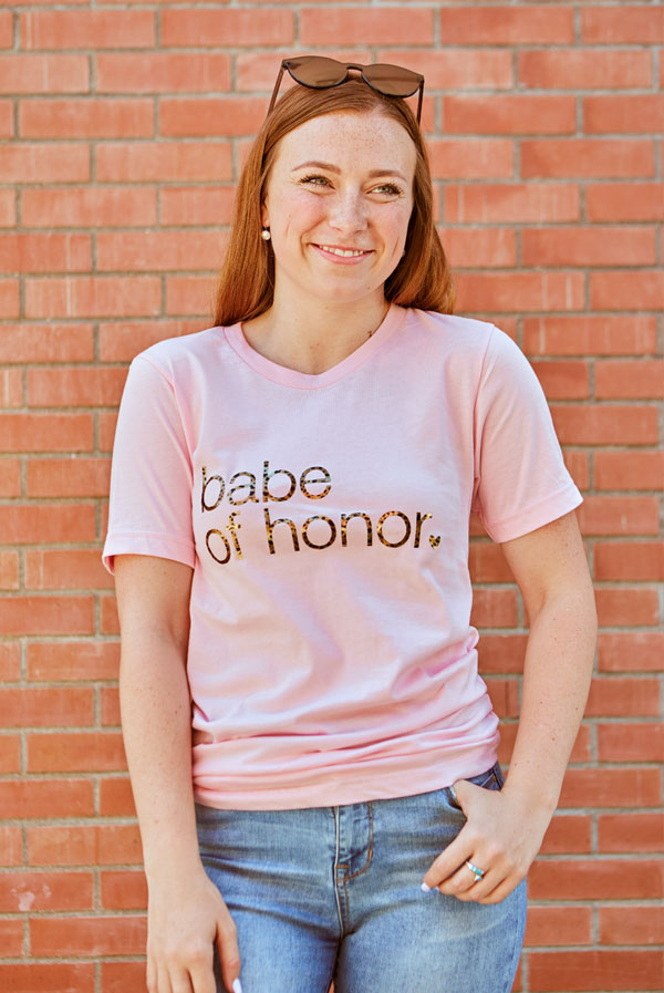Bride | Babe | Babe of Honor -  Leopard Print Tees