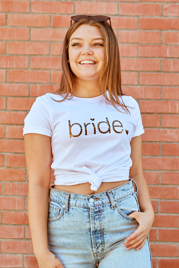 Bride | Babe | Babe of Honor -  Leopard Print Tees